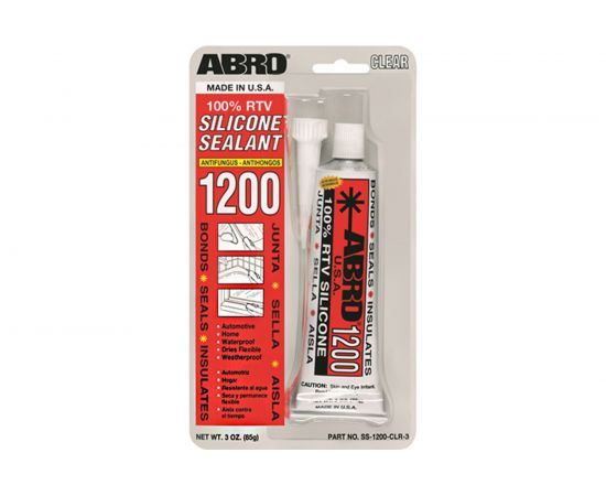 Силиконовый герметик ABRO 1200, прозрачный, 85г SS-1200-CLR-3 