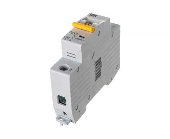 Автоматический выключатель IEK ВА47-60M 1Р 63А 6кА С MVA31-1-063-C 