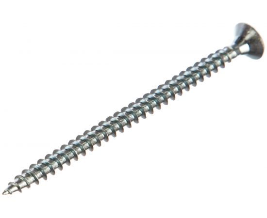 Потайной универсальный шуруп Метизный двор 6,0x90, оцинкованный, 100 шт. 4690441023100 