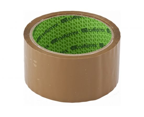 Клейкая лента СИБРТЕХ 48 ммх40 м коричневый 88844 