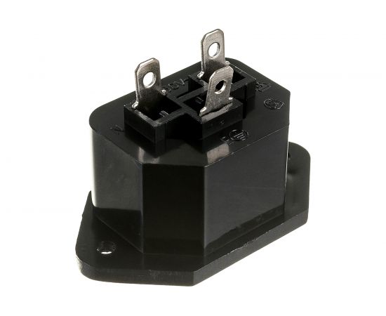 Сетевое гнездо REXANT 3 pin 10А на корпус 11-0002-9 