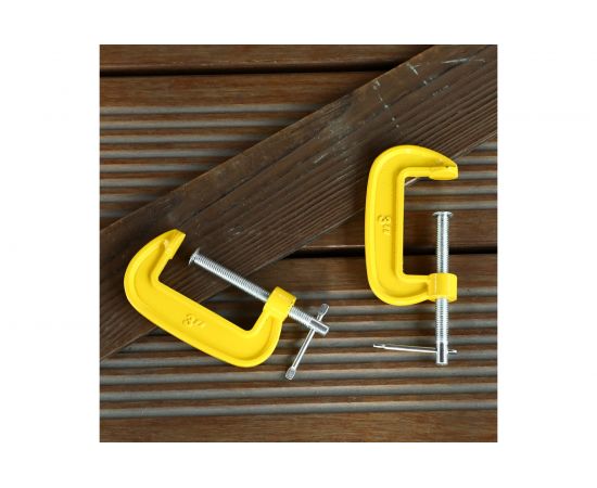 G-образная струбцина DEKO 75 мм GCL75-2, 2 шт 065-0629 