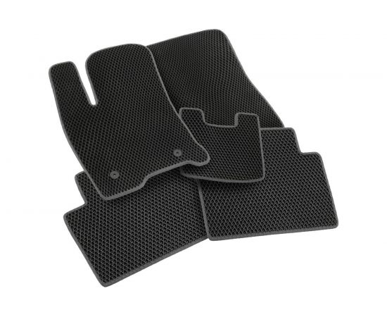 Коврики Vicecar ЕВА / EVA / ЭВА для Kia Carens III 2006-2012 EV23023-темносерый 