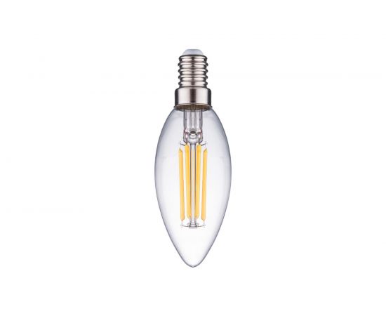 Нитевидная лампа Фарлайт прозрачная свеча С35 7Вт 2700К Е14 FAR000027 