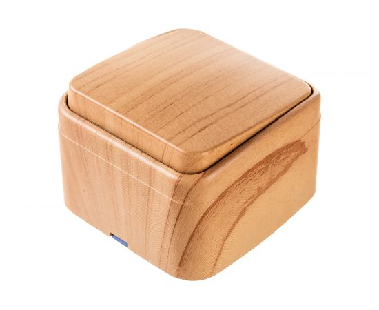 1-клавишный выключатель EKF Минск ОП 10А светлое дерево EGV10-021-30 