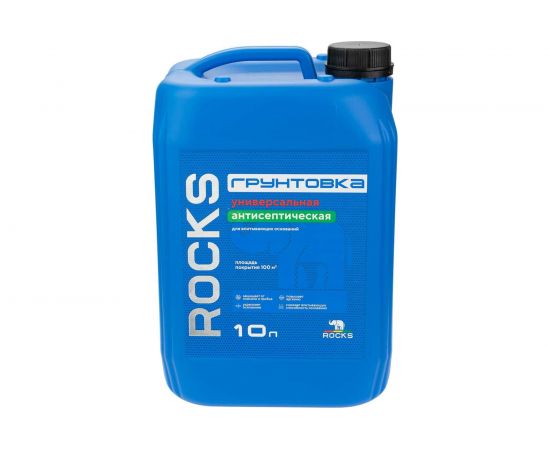 Грунтовка универсальная для влажных помещений ROCKS 10 л 006 
