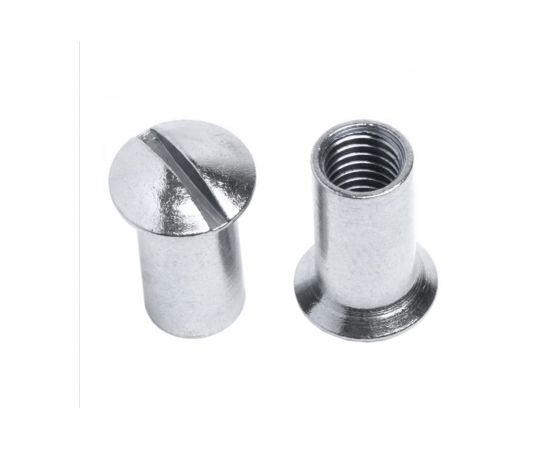 Гильзовая гайка Tech-Krep с полупотайной головкой и прямым шлицем М6 144182 