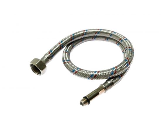 Подводка для смесителей СТМ сталь 1/2xM10x100 см., длинный штуцер CWFLS100 