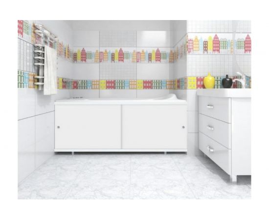 Ультра лёгкий экран под ванну Метакам белый 1,68 ЭКS_004922 – изображение 2