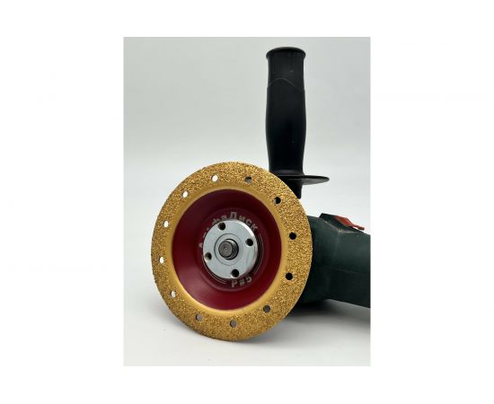 Диск обдирочно-шлифовальный по дереву и другим материалам закруглённый Round № 5 LIGHT 125х22.2 мм Альфадиск 7093 – изображение 2