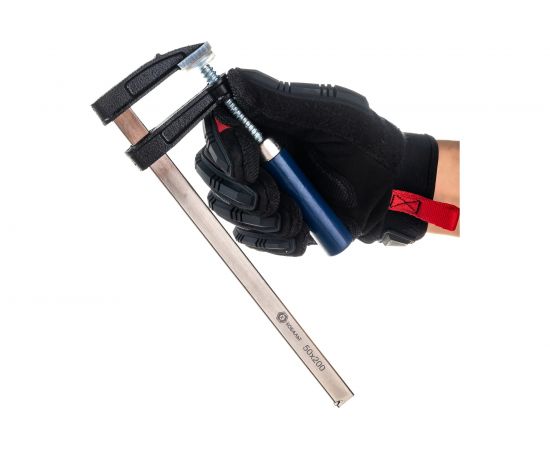 F-образная струбцина 50 x 200 мм, деревянная рукоятка КОБАЛЬТ 917-071 – изображение 2