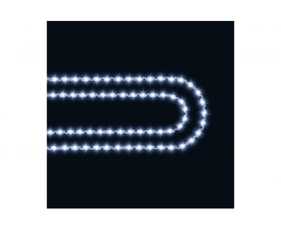 Светодиодная лента Apeyron 24В, 5Вт/м,smd2835, 60д/м, IP20, 400Лм/м, S-типа 6мм, 5м, холодный белый 351 – изображение 2