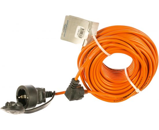 Удлинитель шнур Партнер-Электро GardenLine с/з ПВС 3х0,75 10A 30м IP 44 US104B-130OR – изображение 2