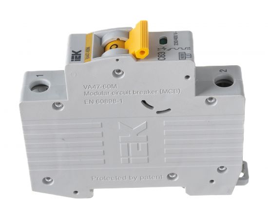 Автоматический выключатель IEK ВА47-60M 1Р 63А 6кА С MVA31-1-063-C – изображение 3