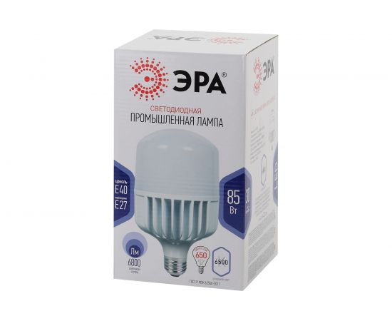Светодиодная лампа ЭРА LED POWER T140-85W-6500-E27/E40, колокол, холодный Б0032088 – изображение 3