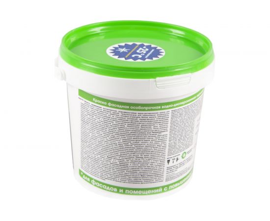 Фасадная особопрочная краска Krafor в/д 1.5 кг 6 42163 – изображение 3