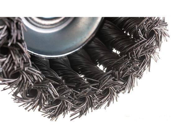 Кордщетка чашеобразная витая усиленная (65 мм; М14) ПРАКТИКА 032-485 – изображение 4