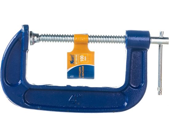 Струбцина KRAFT G-образная, 100 мм KT 705100 – изображение 4