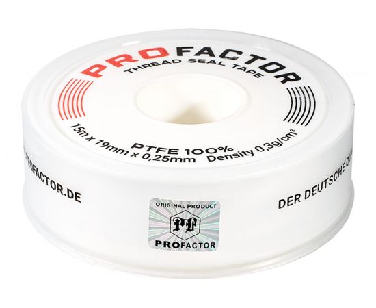 ФУМ лента PROFACTOR PF Professional белая Ф85 мм 19мм х 0,25мм х 15м PF FE 530 – изображение 4