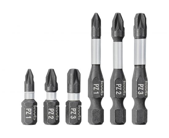 Набор ударных бит и головок 37 предметов KWB 109000 – изображение 6