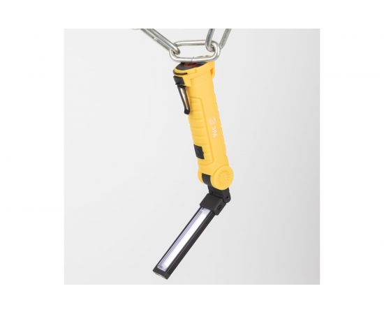 Светодиодный фонарь ЭРА Практик AA-901 многофункц., СОВ+LED 3Вт магнит, крючок, клипса, Б0054041 – изображение 9