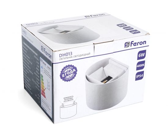 Садово-парковый светильник FERON DH013 2х3W, 450Lm, 4000K, белый, 135х115х100 11873 – изображение 10