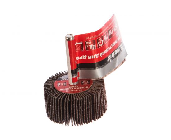 Круг лепестковый (40x20x6 мм; P 120) для дрели MATRIX 74169 