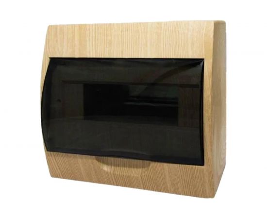 Распределительный навесной щит EKF ЩРН-П-10 PROxima IP41 светлое дерево SQpb40-n-10-light 