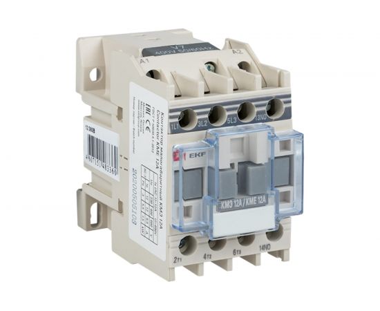 Пускатель EKF КМЭ, магнитный, 12А, ~380В, малогабаритный, 1NO EKF ctr-s-12-380 
