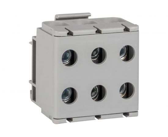 Силовая вводная тройная клемма EKF, КСВ 16-50 серая PROxima plc-kvs3-16-50-grey 