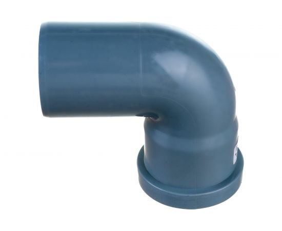 Отвод ООО МультиМирПласт 50x87 серый ОТВ ВК 50/87 