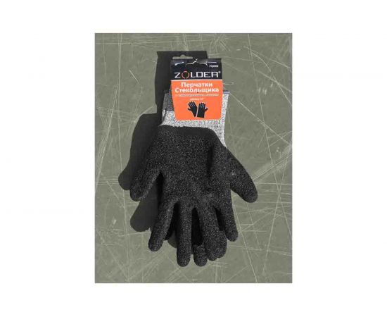 Перчатки стекольщика ZOLDER, с текстурированным латексом, размер 10, FQ002 