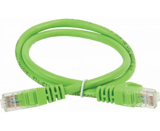 Коммутационный шнур патч-корд IEK ITK кат.5Е UTP, LSZH, 2м, зеленый PC02-C5EUL-2M 