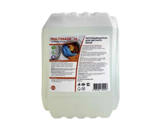 Пятновыводитель для цветного белья Мультимэйд концентрат 5 л 4607002304028 