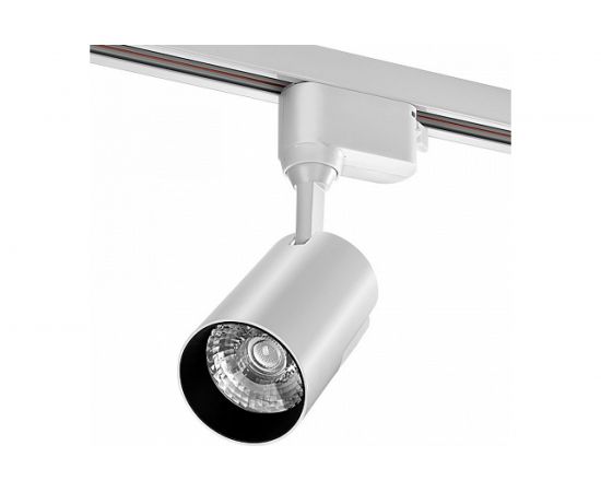 Светодиодный трековый светильник WOLTA 25Вт, 4000К белый WTL-25W/01W 