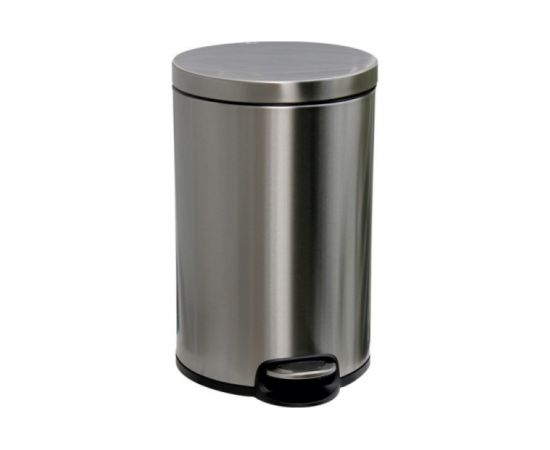 Корзина с педалью Merida SILENT металлическая, матовая, 12 л KIM414 