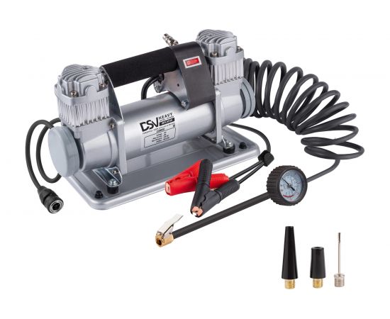 Компрессор DSV HEAVY с воздушными фильтрами, 160л/мин, сумка, доп. предохранитель 228000 