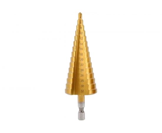 Сверло ступенчатое 4-32 мм HOEGERT TECHNIK HT6D323 