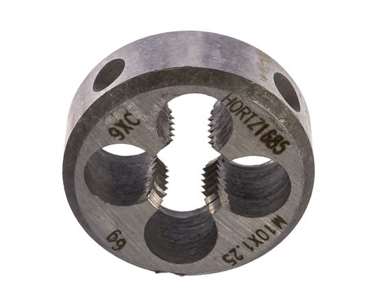 Плашка HORTZ М10x1.25 9ХС 204009 – изображение 2