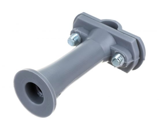 Держатель круглого проводника EZETEK 6-10мм серый, высота 59мм, пластик 91104 – изображение 2