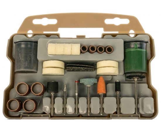 Набор корщеток и шарошек 64 шт. FIT 36493 – изображение 2