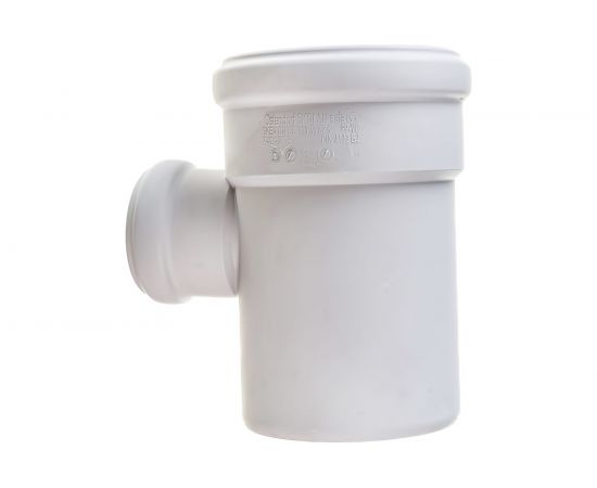 Тройник для бесшумной канализации Ostendorf SKЕА DN100/50х87 градусов Ger 335420 – изображение 2