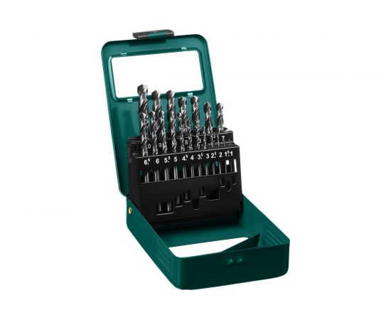 Набор сверл по металлу 19 шт Kraftool 29651-H19 – изображение 2