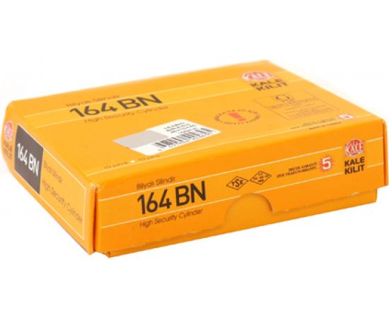 Цилиндровый механизм KALE KILIT 164BN-9040+10+40-BP-5KEY-STB 164BN000044 24440 – изображение 2