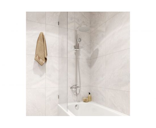 Смеситель с верхним душем Milardo Helic HELSB1FM06 – изображение 2