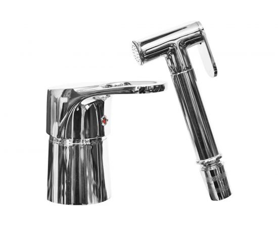 Смеситель с гигиеническим душем для унитаза WISENT хром, псевдо-биде W5221 – изображение 2