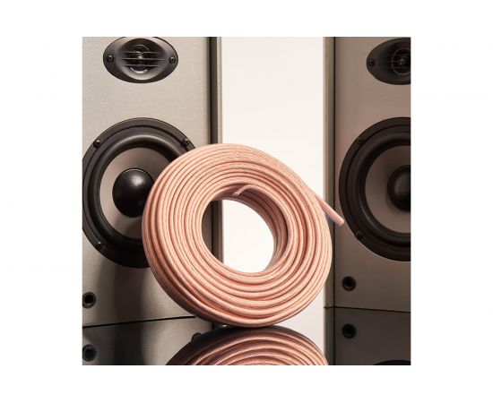 Акустический кабель REXANT 2х2,50кв.мм прозрачный BLUELINE 01-6208-3-20 – изображение 3