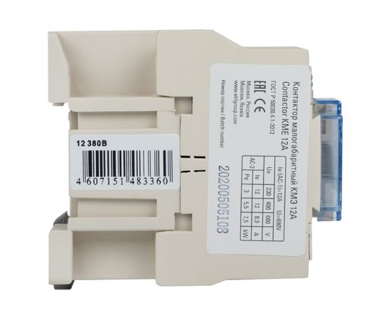 Пускатель EKF КМЭ, магнитный, 12А, ~380В, малогабаритный, 1NO EKF ctr-s-12-380 – изображение 3