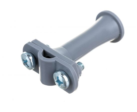 Держатель круглого проводника EZETEK 6-10мм серый, высота 59мм, пластик 91104 – изображение 3