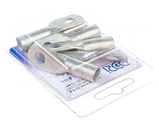 Наконечник медный луженый JG-35 25 мм2 6 шт DORI 2625 – изображение 3